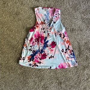 Floral Sleeveless Top